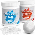 1 lb White Epoxy Putty Sculpt Clay, 2 Part Self Hardening Modeling Clay | Two-Part Epoxy Sculpting Clay That Self Hardens for Modeling, Sculpting and Repairing Metal, Wood, Ceramic, Tile and Plastic. - Image 2