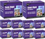 1000ct Semi Rigid Card Holders & 1000ct Card Sleeves for PSA, SGC, BGS, CSG Graded Card Submissions, Semi Rigid Baseball Cards Sleeves Protectors, PSA Graded Trading Cards Sleeve - Image 2