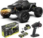 1/10 Brushless RC Cars, 50+ MPH, 4WD Trucks, Carbon Fiber, Ages 8+ | 60A ESC Monster Trucks, 3650 2650KV Brushless Motor, 3S LiPo, Gyro, CNC Central Differential, 11KG Metal Servo with 7075 Gear - Image 2