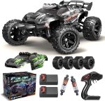 1:14 Scale All Terrain RC Cars for Adults & Boys (HS14323), Max Fast 40+ KPH, 4WD Off-Road RC Truck for Snow & Sand & Mud, 4X4 Waterproof Remote Control Car with 2 Rechargeable Batteries - Image 2