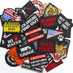 12 Pieces Random Funny Tactical Morale Patch Full Embroidery Military Loop and Hook Patches for Caps Backpacks Vest Harness Military Uniforms - Image 2