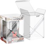 120 Pack Protectors Case Compatible with Funko- 4" Inch Collectible Figures | Clear Protectors, Heavy Duty Display Box w/ Protective Film & Locking Tab, Set of 120 - Image 2