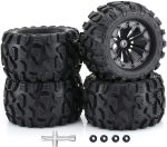12mm Hex RC Wheels and Tires 1/10 Scale 2.8 RC Truck Tires Wheels for Traxxas Rustler Stampede Hoss 2wd 4x4 vxl Tires Wheels Arrma Tires Wheels Redcat Volcano Tires Preglued - Image 2