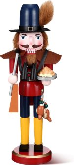 15 Inch Fall Thanksgiving Wooden Nutcracker Figures Decor Fall Nutcrackers Autumn Festive Collectible Nutcracker Harvest Gift for Thanksgiving Home Table Fireplace Decoration - Image 2