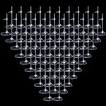 150 Pcs Acrylic Doll Stand Display Holder Ideal Support for Dolls Action Figure Stand with Adjustable Waist Clip for 9, 10, 11 Inch Tall (Transparent) - Image 2
