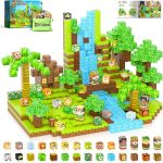 150PCS 0.8“ Magnetic Blocks Magnet Building Craft, STEM Constructions Toy | Sensory Stacking Cubes Kids Toys, Holiday Birthday Gifts for Boys Girls Age 4-6, 5-7, 4-8, 8-12 - Jungle Adventure Playset - Image 2