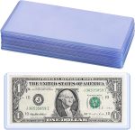 15PCS Banknote Holders Top-Load Currency Money Sleeves for Bills | Uncle Paul Currency for Paper Money 167x70mm Acid-Free PVC, Clear Display for Protector Storage Cases PN03L15 - Image 2