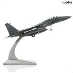 NUOTIE Classic American Eagle F-15E Twin-Engine Fighter Pre-Build Model Kits 1:100 Aircraft Alloy Diecast Airplane Military Display Model Aircraft for Collection or Gift - Image 4