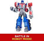 Transformers Toys Heroic Optimus Prime Action Figure - Timeless Large-Scale Figure, Changes into Toy Truck - Toys for Kids 6 and Up, 11-inch (Amazon Exclusive) - Image 5