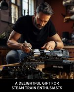 Nifeliz Big Boy Steam Locomotive Building Set, Trains Series | Articulated Steam Train Display Model for Adults to Home Decor, Legendary Steam Train Display for Gift Giving - Image 4