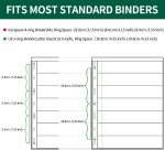10 Sheets 20 Pages Postage Stamp Album Sleeves, 7 Pockets 7.7x 1.35in, Black Page - Image 4