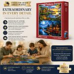 Puzzles for Adults 1000 Pieces, 2 Pack Unique 1000 Piece Lake and Night View Jigsaw Puzzles, Premium Scenic Landscape Puzzles & Nature Theme for Challenging Game Night - Image 4