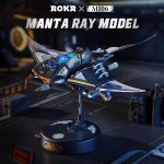ROKR 3D Metal Puzzles for Adults, Manta Ray Mechanical, 3D Metal Model Kits for Adults to Build, Unique Electric Mechanical Toy - Image 3