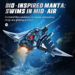 ROKR 3D Metal Puzzles for Adults, Manta Ray Mechanical, 3D Metal Model Kits for Adults to Build, Unique Electric Mechanical Toy - Image 4