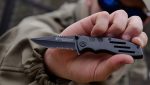Smith & Wesson Accessories Extreme Ops SWA24S 7.1in S.S. Folding Knife with 3.1in Serrated Clip Point Blade and Aluminum Handle for Outdoor - Image 3