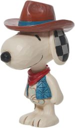 Enesco Peanuts by Jim Shore Snoopy Cowboy Miniature Figurine, 3.44 Inch, Multicolor - Image 3