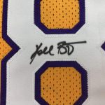 Framed Autographed/Signed Kobe Bryant 33x42 Los Angeles LA Yellow Basketball Jersey PSA/DNA COA - Image 3