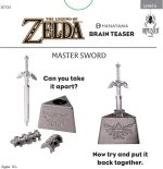 Legend of Zelda Master Sword Hanayama Metal Brain Teaser, Level 6 Ages 12+ - Image 6