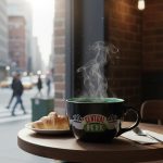 Silver Buffalo FRIENDS Central Perk, Ceramic Soup Mug, 24oz | Oversized for Coffee, Cup, Black, 0.71 Liters - Image 6