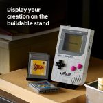 LEGO Super Mario Game Boy - Retro Building Sets for Adults, Ages 18+ - Gifts for Birthdays - Collectible Model with Game Paks and Display Stand - 72046 - Image 4