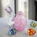 3.5'' Crystal Rabbit Figurine Collectibles Spring Easter Bunny Decorations | Small,Art Glass Animal Statues Paperweight Easter Christmas Whimsical Home Decor Creative Gift - Image 6