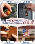 50Pcs Military Veteran Challenge Coin Bulk, Service Tribute | Honoring All Who Served, Thank You for Your Service Coin, Veterans Day Gifts Bulk, Military Retirement & Homecoming Gifts - Image 6