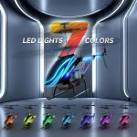 BUSSGO RC Helicopter, Remote Control Helicopter for Kids | with 30Mins Flight(2 Batteries), 7+1 LED Light Modes, Altitude Hold, RC Toys for Boys Girls - Image 3