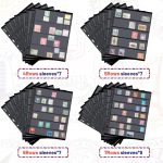 Gersoniel 30 Pieces stamp collecting supplies stamp collector pages Album sheets with Standard 9 Hole Binder Sleeves(4/5/6/7 Rows) - Image 4