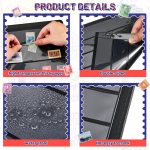 Gersoniel 30 Pieces stamp collecting supplies stamp collector pages Album sheets with Standard 9 Hole Binder Sleeves(4/5/6/7 Rows) - Image 5