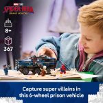 LEGO Marvel Spider-Man Prison Transport Chase - Super Hero Building Toy for Boys & Girls, Ages 8+ - Includes 4 Minifigures - Spider-Man Toy for Fans - Gift for Birthdays - 76349 - Image 3