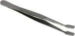 HTS 170C0 4.75" Curved Stainless Steel Stamp Tweezers - Image 3