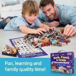 DANCING BEAR Rock, Mineral & Geodes Treasure Hunt Activity Kit (250 Pc Set) Real Shark Teeth Fossils, ID Sheet & Rock Book, STEM - Image 4