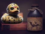 Generic Classic Horror Movie Character Duck, Halloween Horror Movie Duck, Office Desktop Car Dashboard Decoration (E) - Image 3