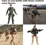 Mr.River US Army Men and SWAT Team Toy Soldiers Action Figures with Military Weapons Accessories for Kids Boys Girls,12Pcs - Image 6