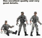 Mr.River US Army Men and SWAT Team Toy Soldiers Action Figures with Military Weapons Accessories for Kids Boys Girls,12Pcs - Image 7