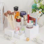6 Pack Acrylic Risers for Display Acrylic Cube Boxes Risers Display Stands with Hollow Bottoms Decorative Stand for Jewelry Candy Table Decor 6 Sizes(White,3 to 8 Inch,Square) - Image 4