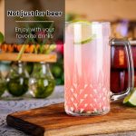 4 Pack Beer Mugs For Freezer, Double Wall Insulated Glasses – Freezer Mugs, 20 oz – Perfect Frozen Beer Mugs for Home Bar Accessories, Gifts for Men - Image 6