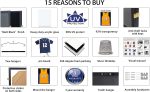 KCRasan Jersey Display Frame Case - Large Lockable Frames Shadow Box | UV Protection for Baseball Basketball Football Soccer Hockey Sport Shirt Matte Black Finish - Image 4