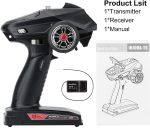 INJORA RC Transmitter 2.4GHz 6CH Controler and Receiver with Gyro Remote Inside Receiver for 1/8 1/10 RC Car Boat Tanks Crawler TRX4 SCX10 Upgrade Parts(T6FG) - Image 4