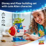 LEGO Disney and Pixar Toy Story Alien with Pizza Planet Rocket Ride - Building Toy for Girls & Boys, Ages 9+ - Disney Gift Idea - Kids Bedroom Decor - 43307 - Image 3