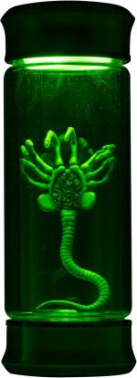 Alien Critter Embryo in Jar Glass Bottle with Display Box 8” Collectible Movie Prop Replica for Halloween Costume - Image 3