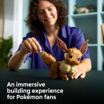 LEGO Pokémon Eevee - Collectible Building Set for Adults, Ages 18+ - Posable Pokémon Figure for Display - Desk, Bookshelf or Home Office Decor - Gift for Men & Women - 72151 - Image 4
