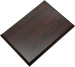 5 x 7 Inch Cherry Color DIY Blank Award Plaque with Beveled Edge Trophy Gift Plaques - Image 3