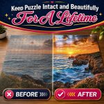 Clear Jigsaw Puzzle Glue with Applicators, Quick-Dry, 200mL | Glue for Puzzles to Frame, Non-Toxic, Non-Yellowing, Covers Up to 5,000 Pieces, Easily Preserves Finished Puzzles - Image 5