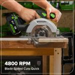 GREENWORKS 24V (8-TOOL) Combo (Drill, Impact Driver, Circular Saw, Reciprocating Saw, Jigsaw, Multi-Tool, Sander, Flashlight), 4.0Ah + (2) 2.0Ah (Power Bank) Batteries, (2) Cables, 65W Rapid Charger - Image 6