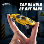 1:64 Scale Die-Cast Metal Toy Cars 12-Pack Vehicles Set, Includes Pickup, Racing Cars, Sports Cars for Display or Play, Great Gift for Kids Age 3 Years and Up (12 Pack) - Image 4