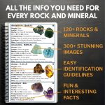 Rocks and Minerals of the United States Identification Field Guide | Waterproof | Easily Find & Identify Crystals, Gems, Geodes, and Rocks | Ideal for Rockhounds, Hikers, Beginners & Kids - Image 3