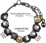 Anime Slayer Beaded Bracelets Set – Tanjiro, Nezuko & Zenitsu Jewelry – Cosplay Gifts for Fans & Collectors - Image 6