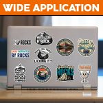 MAIANEY (10Pcs, 3in) Geology Sticker Pack for Rock Collectors – Funny Rockhound Vinyl Decals, Rock Lover Stickers for Water Bottle, Laptop, Journal, Outdoor Hiking Gear - Image 3