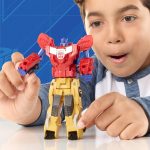 Transformers Crash & Combine Heroes, 3.75-Inch Converting Bumblebee and Optimus Prime Action Figures, Robot Toys for Kids 6 and Up (Amazon Exclusive) - Image 4